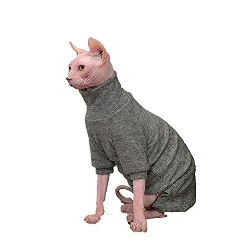 NMGTT Sphnx Cat Ropa/Cashmere Thermal Ropa Interior de Cuatro pies Pantalones Cortos Alemán Otoño-Gris Cuatro pies_SG