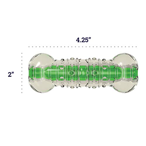 Petstages Crunchcore - Juguete con forma de hueso para perros - Para morder - Alternativa a las botellas de agua - S
