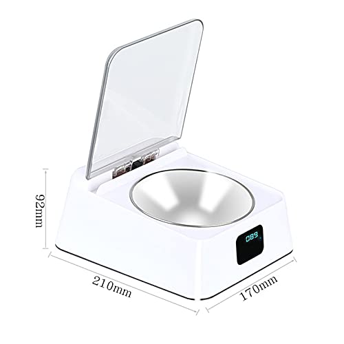 PGZLL Comedero automático inteligente con sensor infrarrojo para mascotas, 350 ml, adecuado para gatos y perros pequeños y medianos.