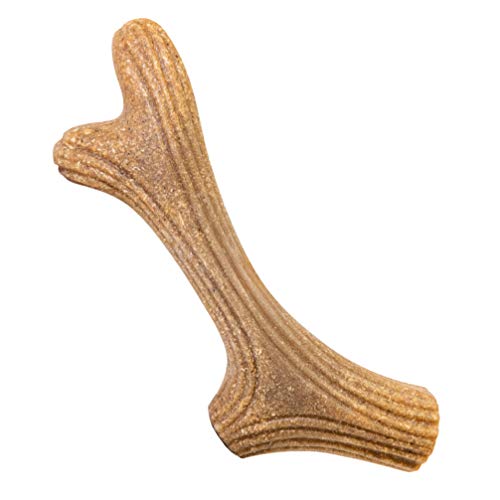 POPETPOP Juguete para Masticar Perros Hueso de Madera Juguete de Dentición para Mascar Agresivos Color Al Azar