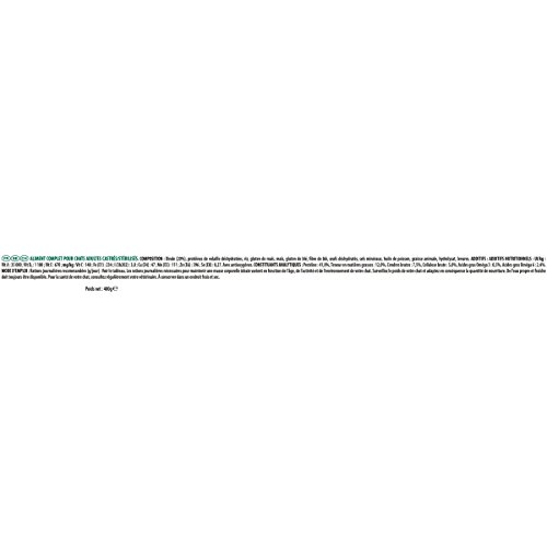 PURINA Pro Plan Comida Seco para Gato Esterilizado con Optirenal, Sabor Pavo - 400 g