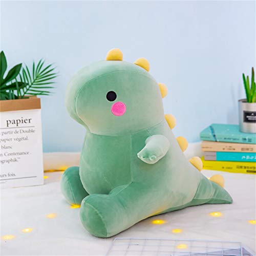 PZone Muñeco de Peluche de Dinosaurio Encantador Ultra Suave, Juguete de Dinosaurio de Peluche Azul para niños, Juguetes de Peluche para niños, Calientes