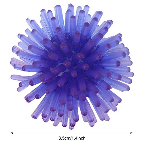 Queen.Y Gato Jugando Bolas, 10Pcs Coloridos Pelota elástica Interactivo Balones para Mascotas Gatito Actividad Jugando Masticación Juguete de Ejercici (Color Aleatorio)
