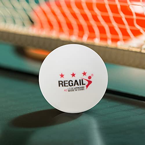 Ruiqas Bolas de ping pong, 60 unidades, 40 mm, estándar de ABS, duradero, entrenamiento, ejercicio, ping pong, pelotas de tenis