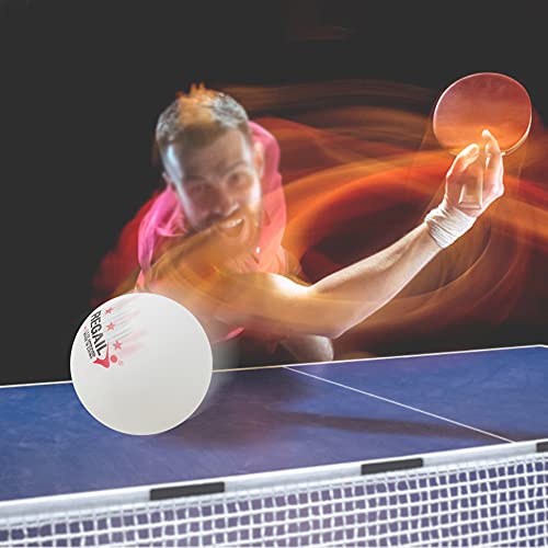 Ruiqas Bolas de ping pong, 60 unidades, 40 mm, estándar de ABS, duradero, entrenamiento, ejercicio, ping pong, pelotas de tenis