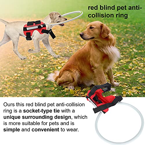 SALUTUYA Chaleco Ajustable, Arnés Protector para Mascotas, Cinturón de Corbata Tipo Enchufe, Accesorio Protector para Mascotas(MYFZ02 Red, S)