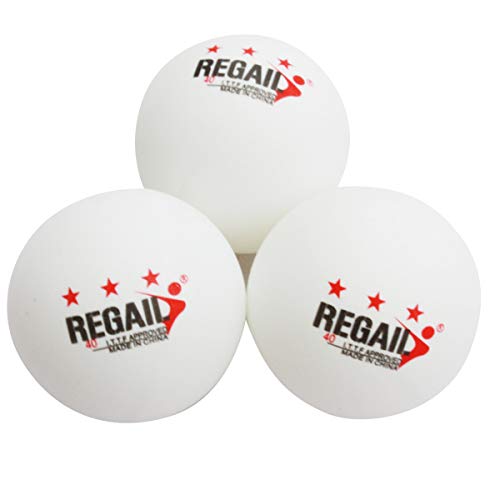 SANON 6 Pelotas de Ping Pong de Pelota de Tenis de Mesa de 40 Mm para Entrenamiento de Competición Blanco