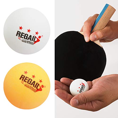 SANON 6 Pelotas de Ping Pong de Pelota de Tenis de Mesa de 40 Mm para Entrenamiento de Competición Blanco