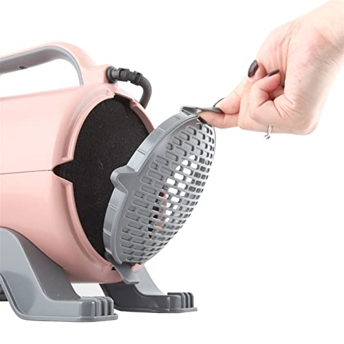 Secador de Pelo for Perros Gato Aseo Cuidado secador de Pelo Ion Negativo Gato Agua soplado máquina 220 0w 1800w Secador de Pelo de Mascotas de Tono Ligero (Color : Pink SHD-2600P)