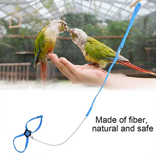 Semiter 【Venta del día de la Madre】 Arnés para pájaros, arnés Ajustable para Mascotas, arnés para pájaros de Entrenamiento, arnés Ajustable para pájaros para Entrenamiento al Aire Libre para Jugar
