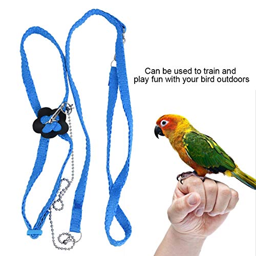Semiter 【Venta del día de la Madre】 Arnés para pájaros, arnés Ajustable para Mascotas, arnés para pájaros de Entrenamiento, arnés Ajustable para pájaros para Entrenamiento al Aire Libre para Jugar