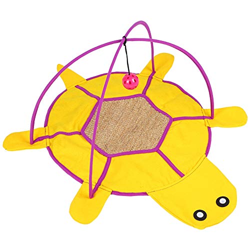 Semiter 【Venta del día de la Madre】 Tienda de Juegos para Gatos, Tienda Estable para Mascotas, Campana de Bola de Actividad Duradera Divertida para Tienda de Juegos para Mascotas