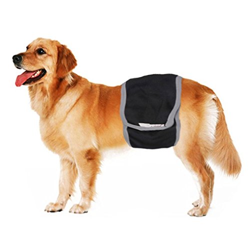 Septven Pañales Lavables para Perro Macho, Transpirable, Sanitarios, Fisiológicos Pantalones 