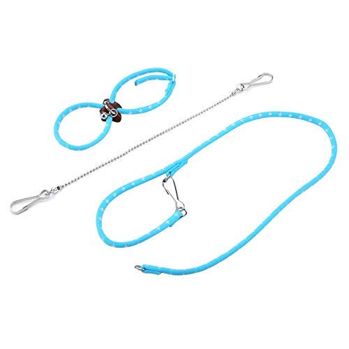 Sheens Arnés y Correas de hámster Ajustables Correas de Pecho Coloridas Anti-mordida Chaleco de tracción para Viajes al Aire Libre(Azul)