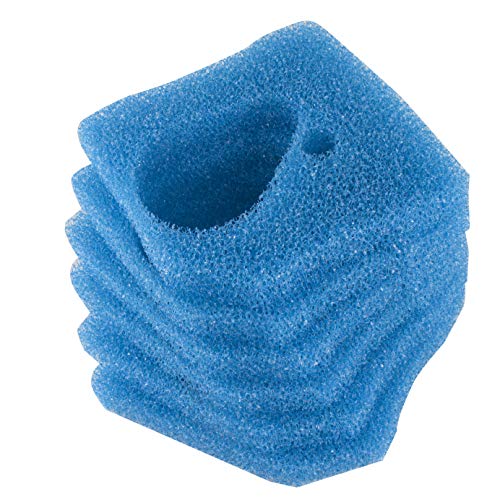 Sin marca Esponja de prefiltrado Gruesa de Color Azul de reemplazo para Eheim Professional Pro 3 250, 250T, 350, 350T, 600/ Ultra G Pro 3 Filter 2071,2073,2075 y Eheim Pro 3e 350/2074 (6 Piezas)
