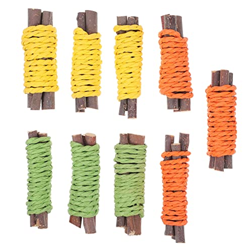 STOBOK 3 Conjuntos de Juguetes de Masticación de Conejo Bunny Chew Juguetes para Los Dientes Pequeños Animales Mujer Molar Juguetes para Juguetes DE Salud Dental para COPBITS Chinchillas