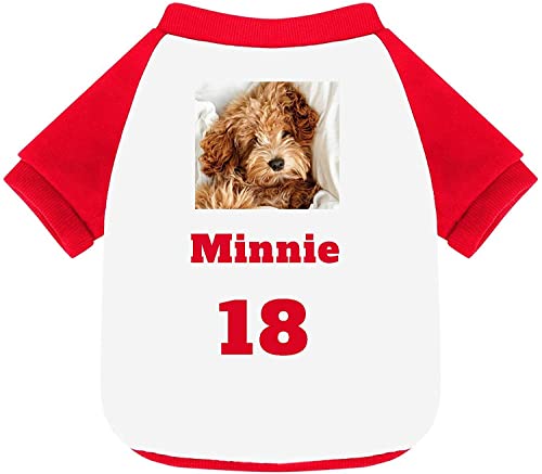 Sudaderas con Capucha Personalizadas para Perros, Camisa de suéter de Cachorro Personalizada con Foto/Texto para Perros pequeños y medianos, Gatos