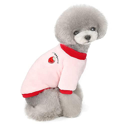 Suéter para Perros Ropa para Perros Suéter de Lana para Perros Abrigo Cálido de Invierno Pijamas de Frutas Suéter de Lana para Perro Pequeño Gato