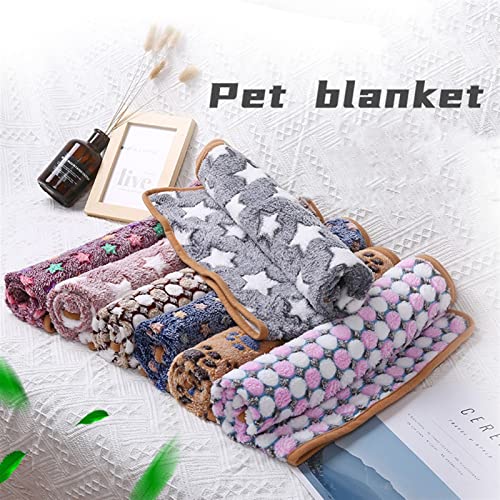 SXCXBH Mantitas para Sofa Estera Suave y esponjosa Imprime la Estera del Animal doméstico cálida y cómoda Manta de Mascotas for Perros y Gatos Suministros for Mascotas
