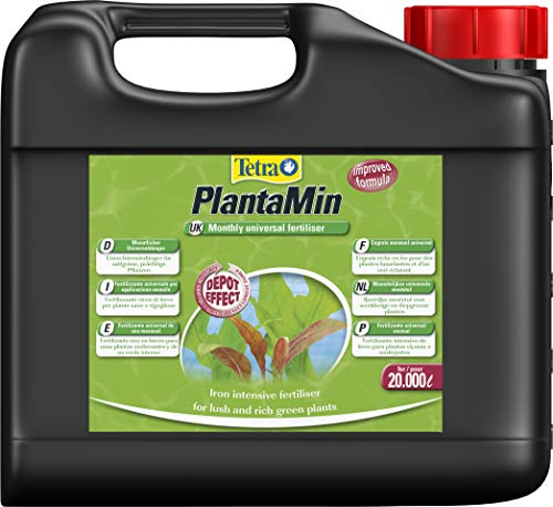 Tetra PlantaMin 5 L - Fertilizante rico en hierro para unas plantas exuberantes y de un verde intenso