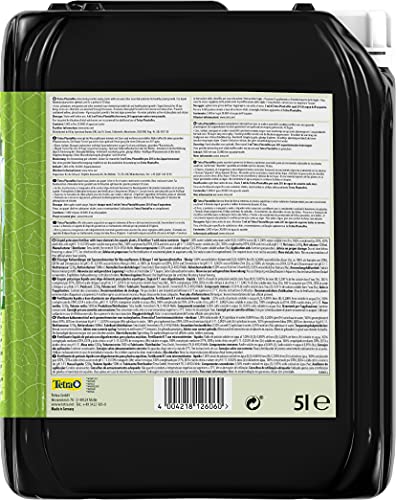 Tetra PlantaMin 5 L - Fertilizante rico en hierro para unas plantas exuberantes y de un verde intenso