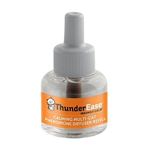 ThunderEase Multicat - Recambio para difusor de feromonas calmantes | Alimentado por FELIWAY | Reduce los conflictos de Gatos, la tensión y la Lucha