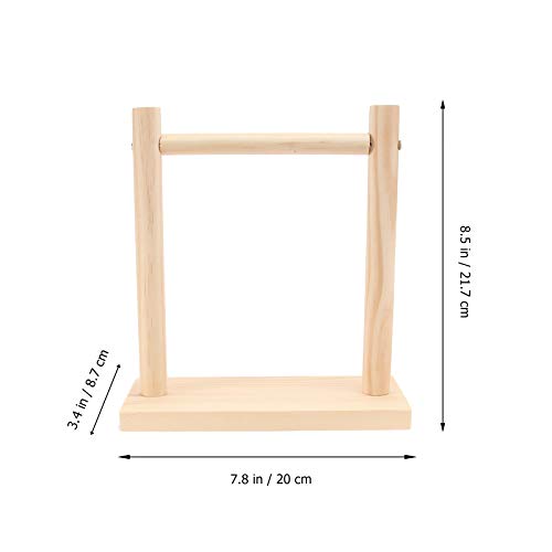 UKCOCO Juguete del pájaro 1 Juego de 3 uds, Juguetes Divertidos para Loros, Canasta de Tiro para Loros, Soporte, Anillo, Juguetes
