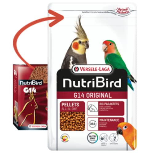 Versele-laga - pienso para agapornis y ninfas NUTRIBIRD G14 Original 1 kg