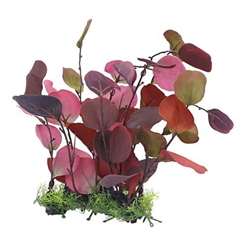 WinmetEuro Decoraciones de Plástico para Peceras, Plantas Acuáticas Artificiales Ornamentales Sanitarias No Tóxicas Vívidas para Acuarios de Oficina para el Hogar