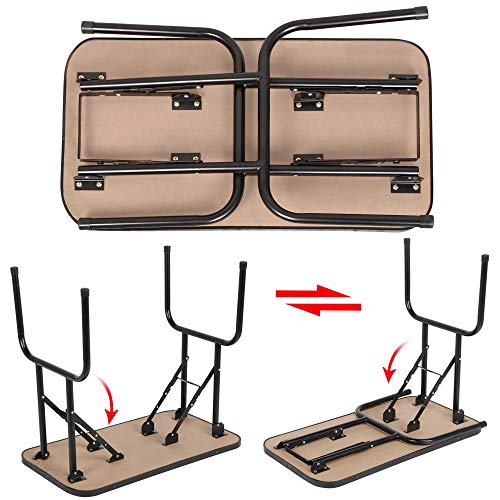 Yaheetech Mesa Peluquería para Perros Mesa Plegable de Aseo para Canina Mascota Gatos/Altura Regulable