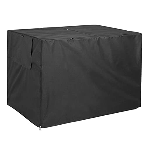 01 Cubierta De Polvo para Exteriores, Cubierta De Jaula De Perro A Prueba De Sol, Buena Ventilación, Cubierta De Jaula De Perro con Bolsa De Almacenamiento para El Hogar, Patio, Jardín, Jaulas(Negro)