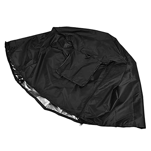 01 Cubierta De Polvo para Exteriores, Cubierta De Jaula De Perro A Prueba De Sol, Buena Ventilación, Cubierta De Jaula De Perro con Bolsa De Almacenamiento para El Hogar, Patio, Jardín, Jaulas(Negro)