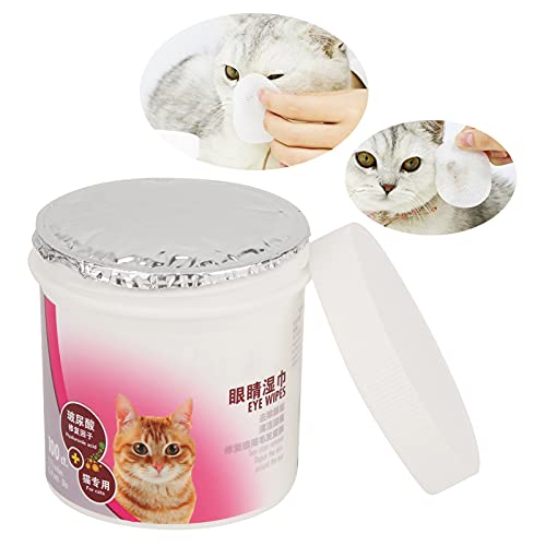 01 Toallitas limpiadoras de oídos para Mascotas, Toallitas húmedas para Ojos de Mascotas Pet Supply Almohadillas limpiadoras Suaves para Limpiar Las secreciones oculares