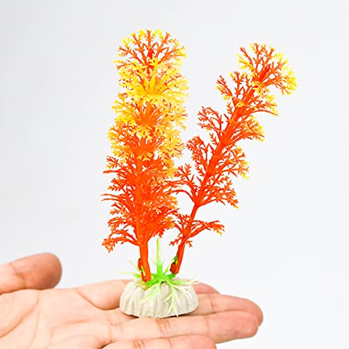 15pcs Plantas Artificiales Acuario Plantas Plásticas para Acuarios Planta Artificial Plástico Decoración Pecera Plantas para Peceras para Decoracion Acuario