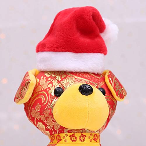 1pc Perro Traje Navidad Sombrero Navidad Perro Perrito Santa Sombrero Disfraces Accesorio Mascota
