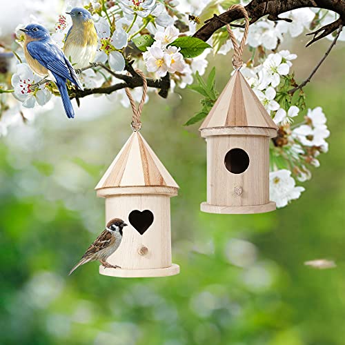 2piezas Nido Pajaros Exterior Para El Jardín, Nidos Para Pajaros, Nido Para Ninfas, Pajareras Exterior En Jardin, Cajas Nido Para Pajaros, Casa Pajaros Exterior, Nidos De Pajaros, Nidos Para Agapornis
