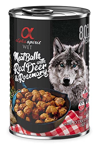 ALBONDIGAS ALPHA SPIRT 400g (ALBONDIGAS DE VENADO Y ROMERO)