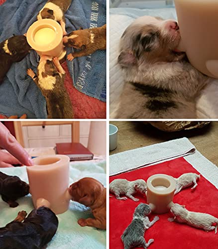 Alimentador de silicona para cachorros, alimentador de mascotas, cachorros, gatos, biberones de alimentación y riego para perros, para alimentar perros pequeños, medianos, grandes, gatos, cachorros