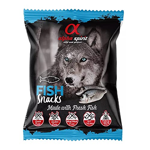 ALPHA SPIRIT Snack Perro Sabor Pescado 24 und. X 50 gr