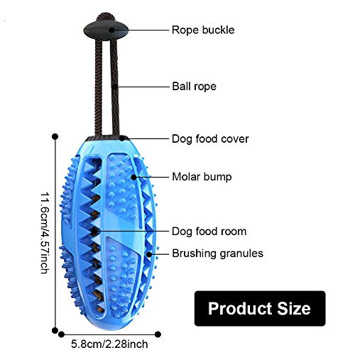 AnNido Juguetes para Perros, indestructibles Juguetes para Perros, Puppy Chew Dogs, Pelota de Entrenamiento para Cachorro Cuidado Limpieza de Dientes
