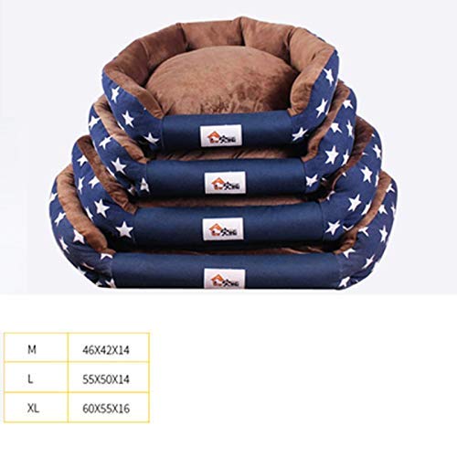 APcjerp Nido Mascota Comodidad for Dormir Mat Lavable Perrera Mat (Color: 1, tamaño: XL) Hslywan (Color : 2, Size : M)