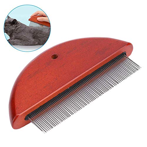 APcjerp Redxiao Perro Peine, Peine del Gato Tienda de Madera del hogar de Belleza for Mascotas de los Gatos de los Perros (Muy Bien) Hslywan (Color : Fine)