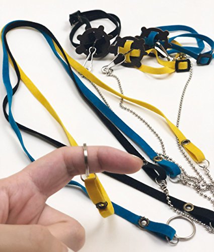 Arnés ajustable para mascotas pequeño Correa de reptil Arnés de tortuga Lagarto Correas Multicolor Suave Moda Mascota Tracción Cinturón (Azul)