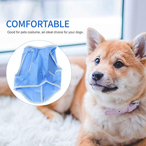 Balacoo Camiseta de Verano de Chaleco de Alivio de La Ansiedad de Mascota Chaleco de Refrigeración Transpirable de Malla de Perro Mascota