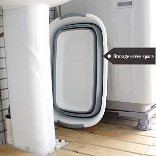 Baño De Mascotas Bañera Plegable Baño para Perros Cubo De Baño Especial Baño De Peluche Bañera De La Piscina Baño De Perro Pequeño/Canasta De Lavandería Plegable Rectangular