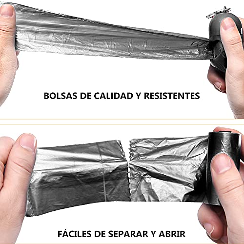Bolsas de Caca Perro Bolsas para excrementos de Perros con Dispensador Bolsas de Caca Bolsa Excremento Bolsas para Perro (600Bolsas)