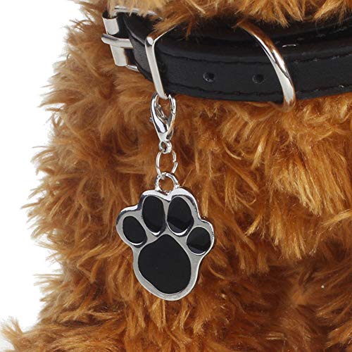 CJFael Etiquetas de identificación personalizadas, grabadas para perro, perro, perro, perro, gato, antipérdida, identificación, collar colgante y accesorios para mascotas, color verde