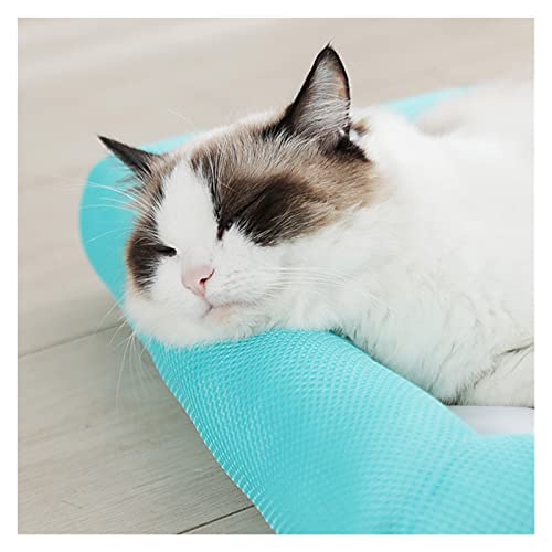 Colchón para Perros Verano mascota fresco almohadilla fresco resistente a la mordida alfombra de engreecimiento almohadilla para dormir transpirable fresco suave perro cama impermeable enfriar gato ca