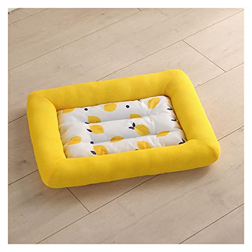 Colchón para Perros Verano mascota fresco almohadilla fresco resistente a la mordida alfombra de engreecimiento almohadilla para dormir transpirable fresco suave perro cama impermeable enfriar gato ca