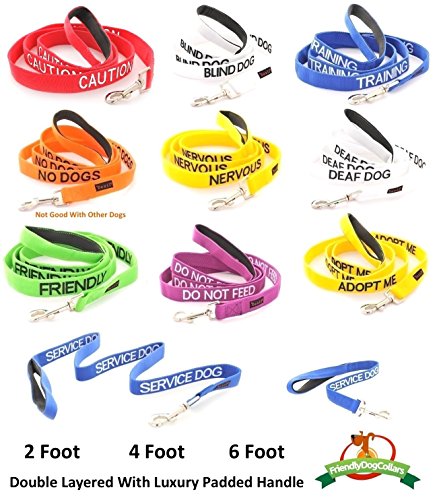 Collar para perro con texto "Adopt Me", color amarillo, en tallas S-M y L-XL, con codificación por colores para evitar accidentes por advertencia a otros de tu perro de antemano